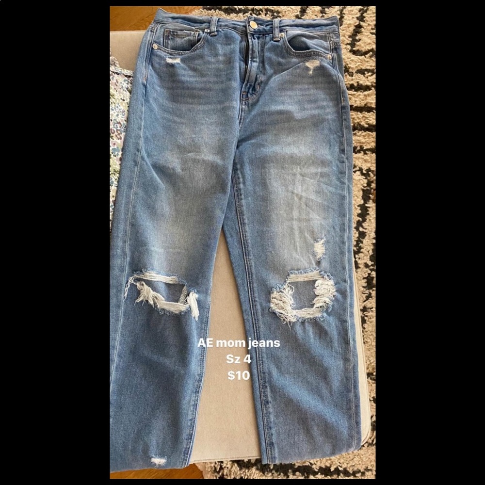 AE mom jeans